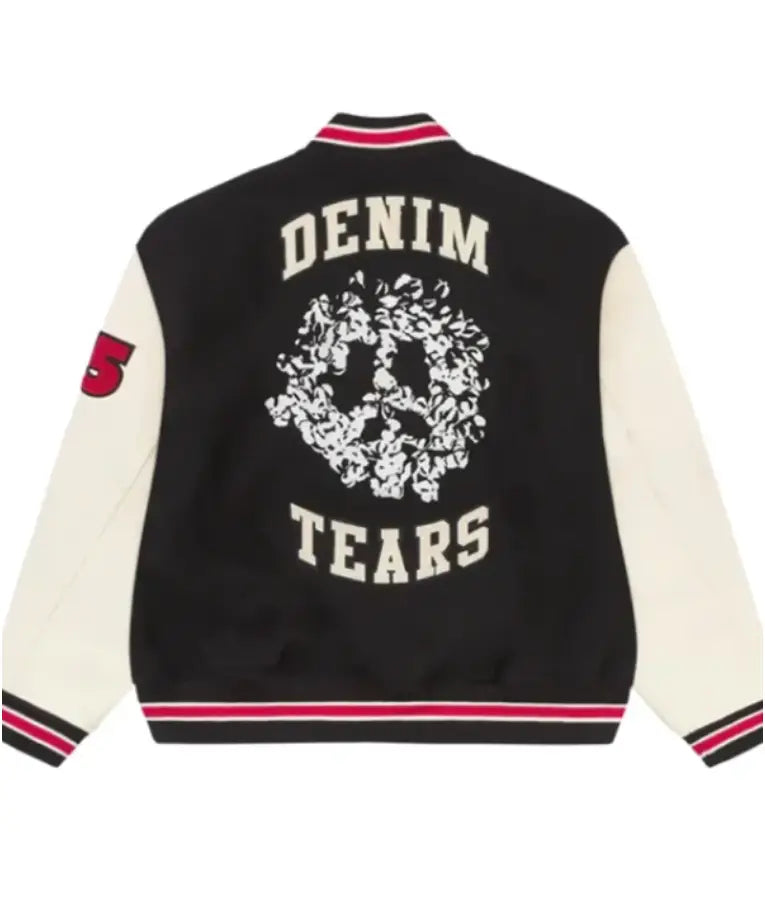 Peace Wreath Varsity Jacket