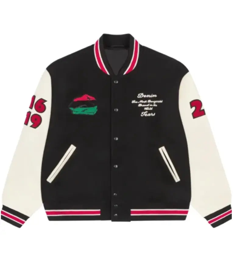 Peace Wreath Varsity Jacket