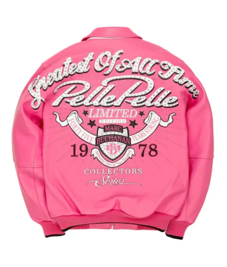 Pelle Pelle Greatest Of All Time Pink Jacket