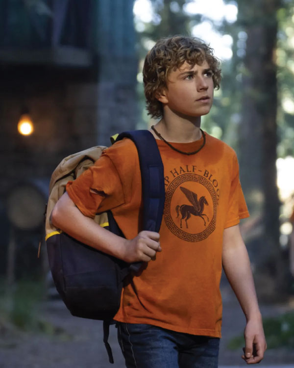 Percy Jackson And The Olympians Walker Scobell Printed T-Shirt