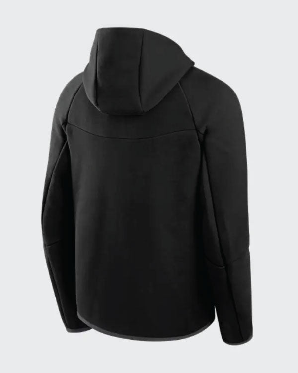 Philadelphia Eagles Black Tech Fleece Windrunner Hoodie