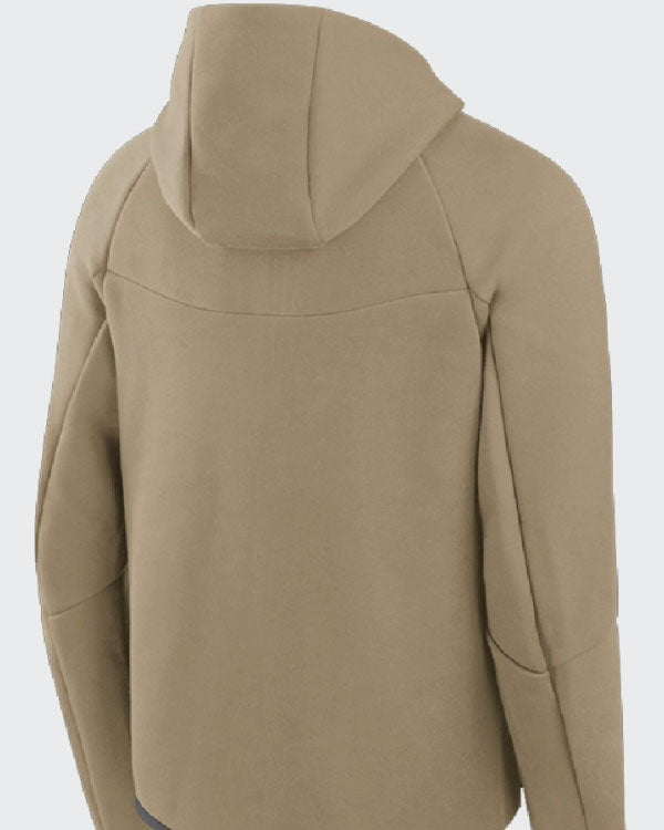 Philadelphia Eagles Brown Tech Fleece Windrunner Hoodie