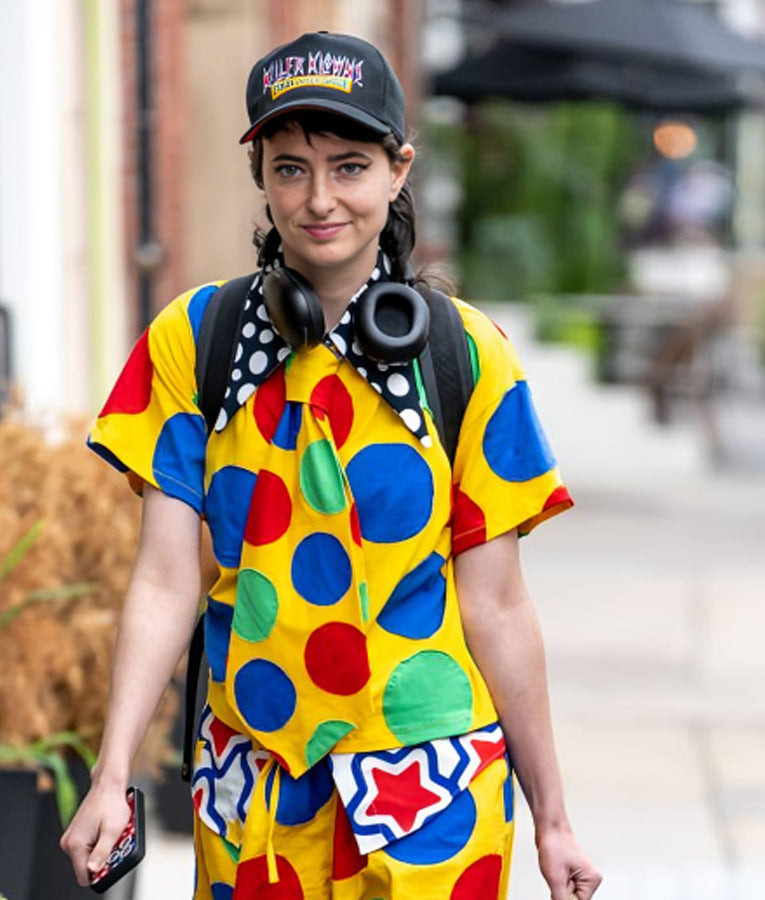 Philadelphia Comedy Show Sarah Sherman Colorful Shirt