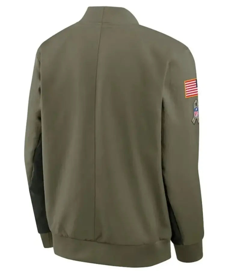 Philadelphia Eagles 2025 Salute to Service Bomber Jacket