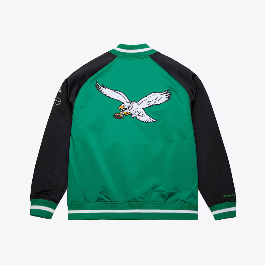 PhiladelphiaEaglesPlaymakerVintageKellyGreenSatinJackets