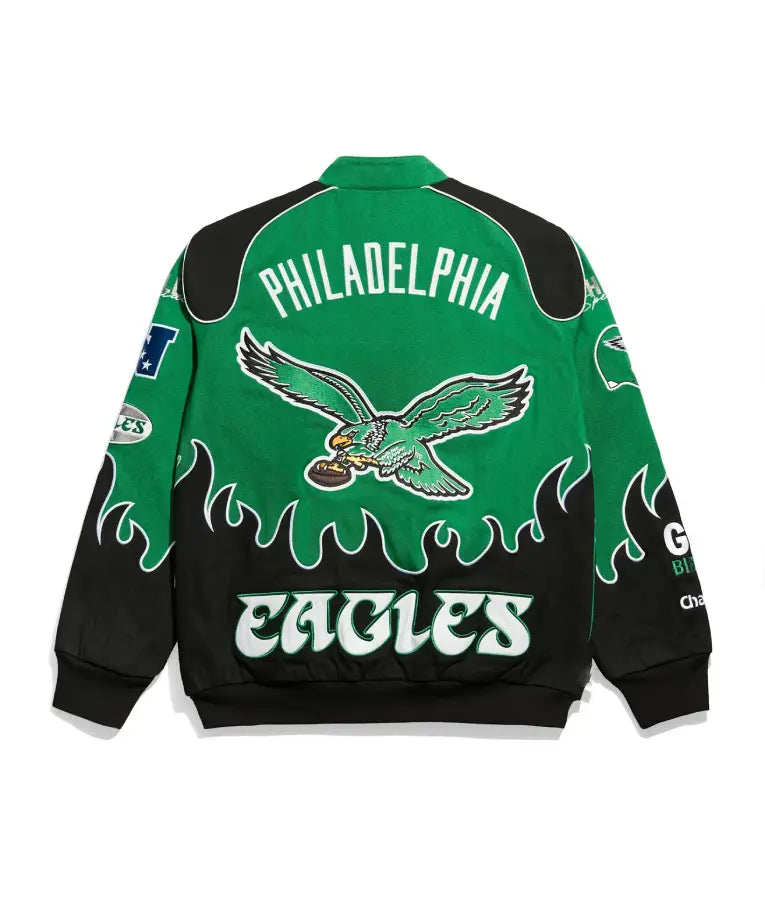 Philadelphia Eagles Racing Jacket