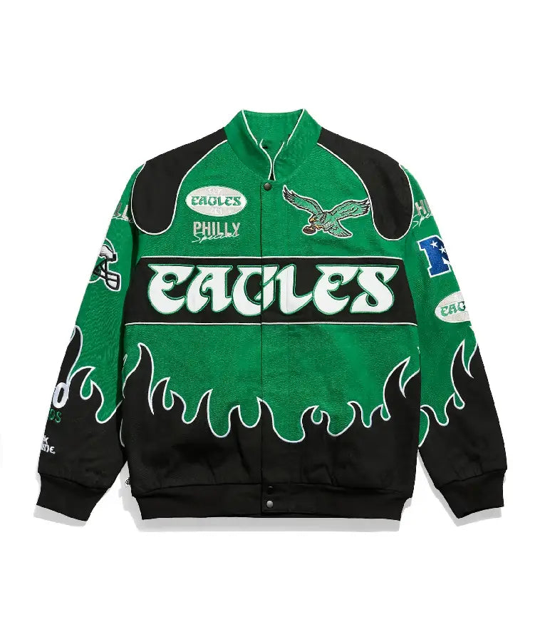 Philadelphia Eagles Racing Jacket