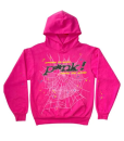 Pink Spider Pullover Hoodie