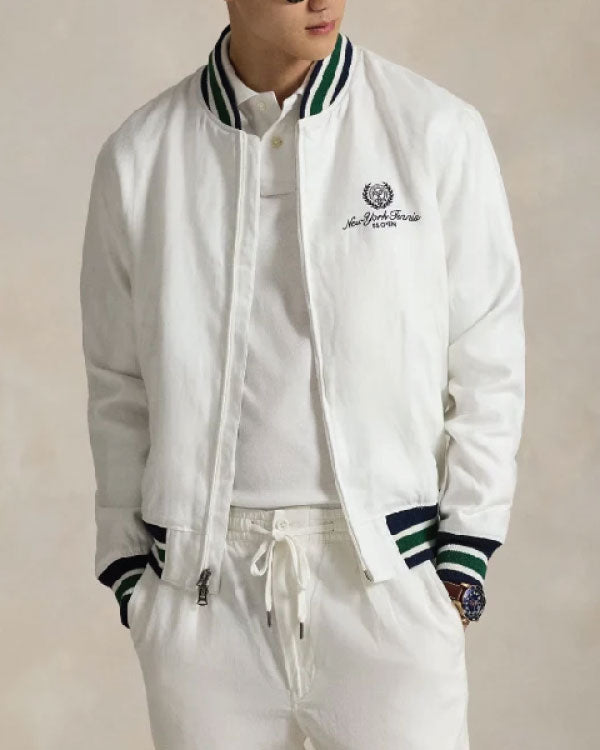 Polo Ralph Lauren US Open Linen Bomber Jacket