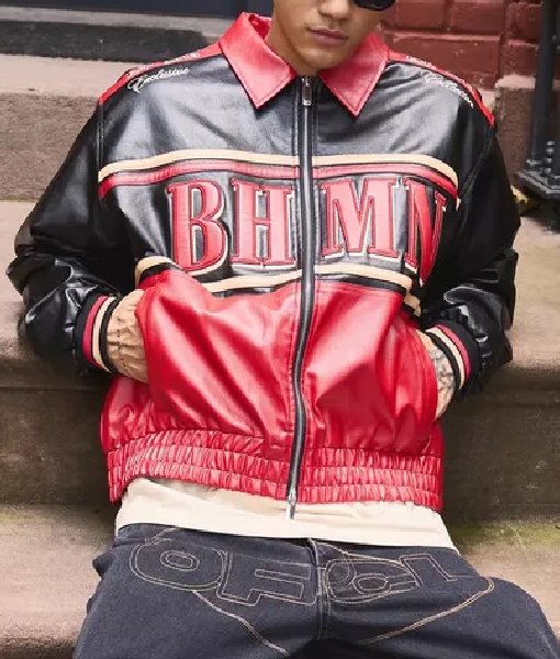 Pop the Balloon Live 2025 Chase DeMoor Bomber Leather Jacket