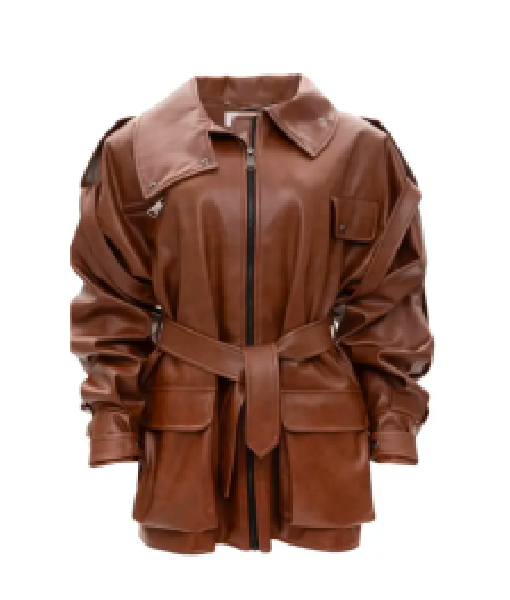 Pop the Balloon Live 2025 Yvonne Orji Brown Leather Jacket