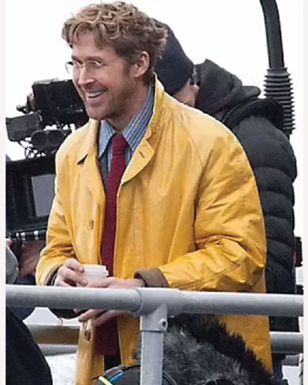 Project Hail Mary Ryan Gosling Yellow Leather Coat