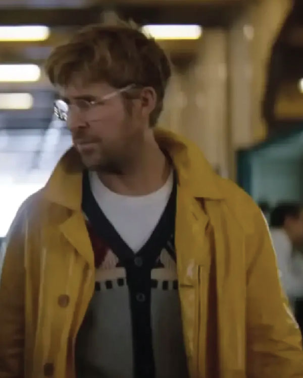 Project Hail Mary Ryan Gosling Yellow Leather Coat