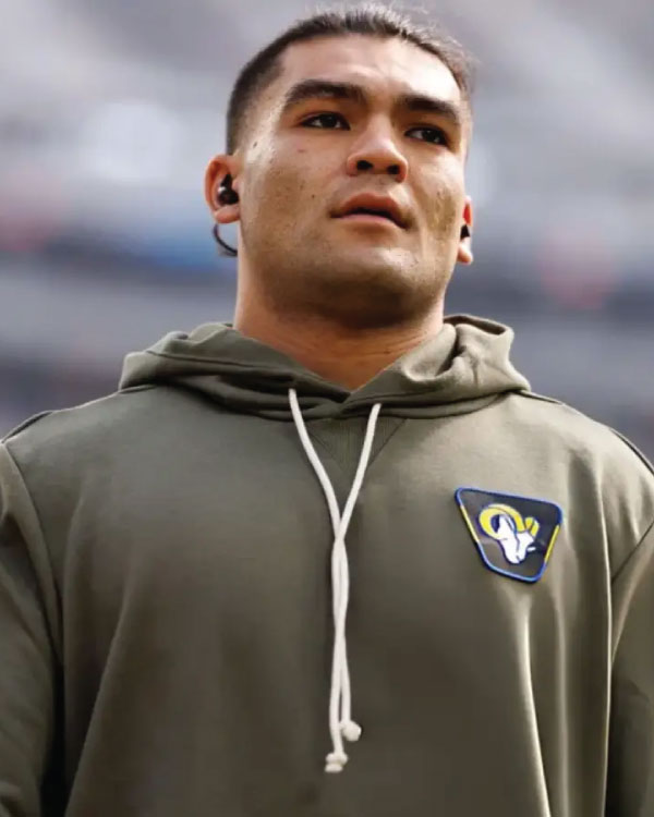 Puka Nacua Los Angeles Rams 2025 Salute To Service Hoodie