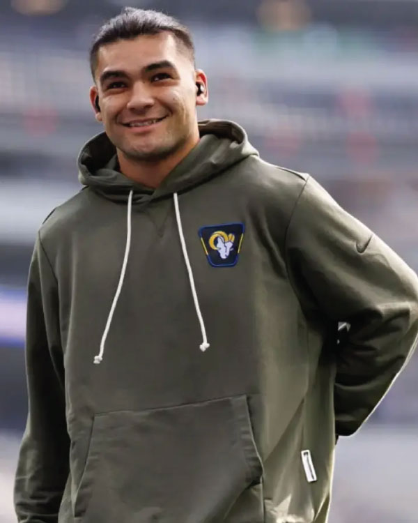 Puka Nacua Los Angeles Rams 2025 Salute To Service Hoodie