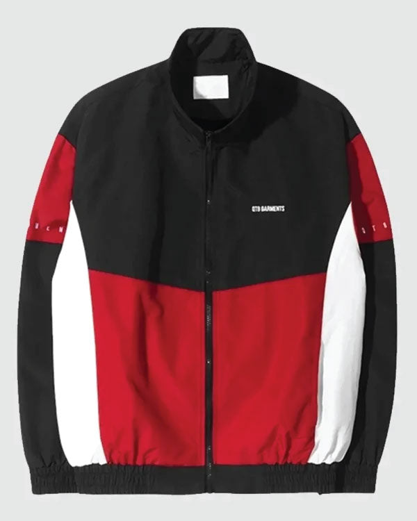 Qt8 Garments Red & Black Track Jacket