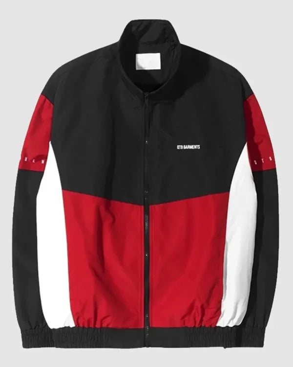 Qt8 Garments Red & Black Track Jacket