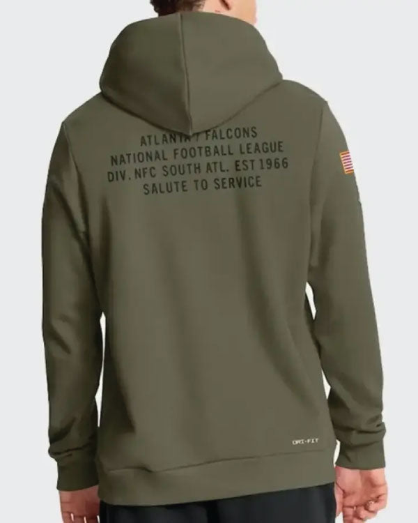 Raheem Morris Atlanta Falcons 2025 Salute to Service Hoodie