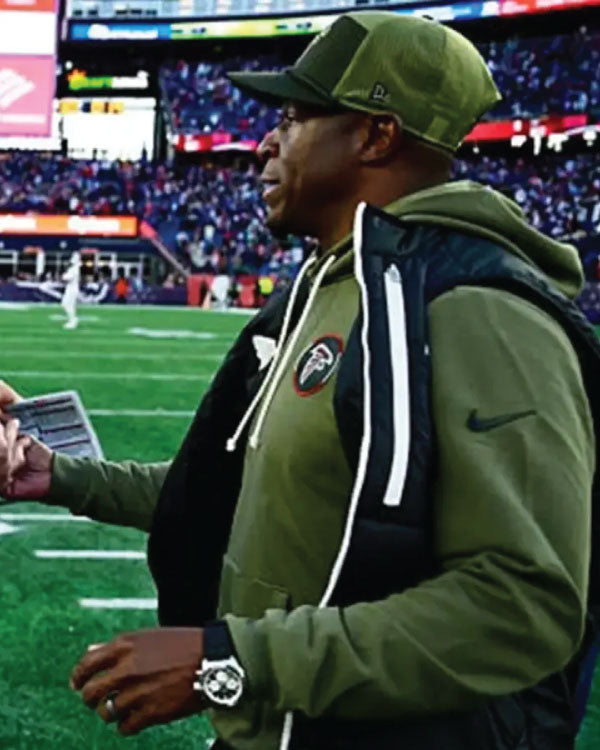 Raheem Morris Atlanta Falcons 2025 Salute to Service Hoodie