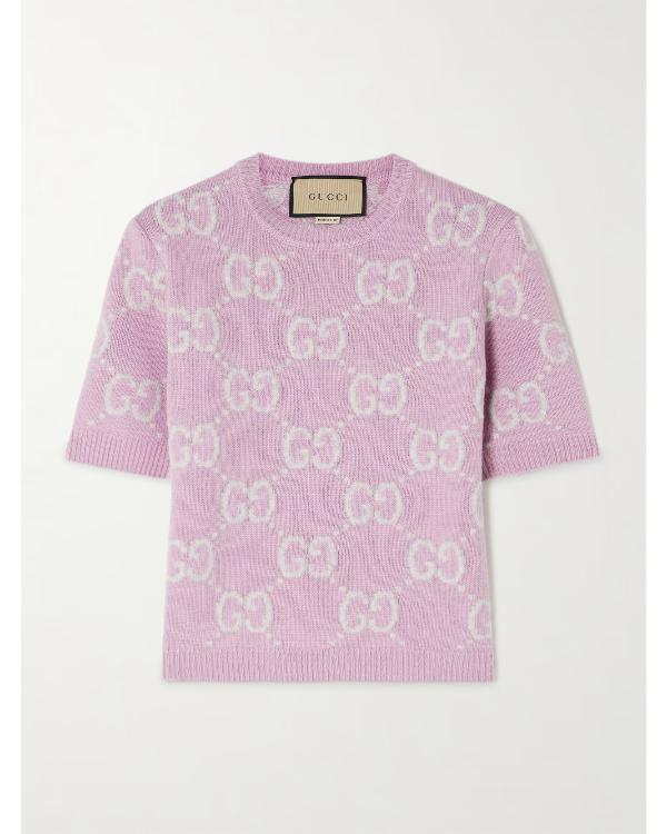 Real Housewives of Potomac Ashley Darby Pink & White Sweater