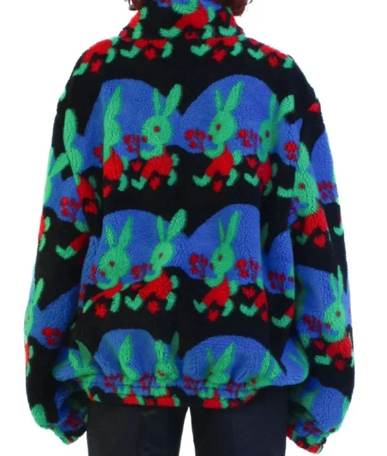 Real Housewives of Salt Lake City S05 Heather Gay Bunny Print Fleece Jacket