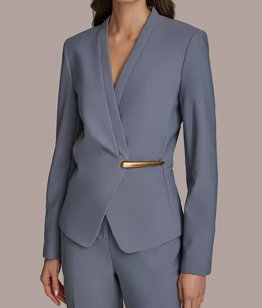 Bold and the Beautiful 2025 Rebecca Budig Blue Blazer