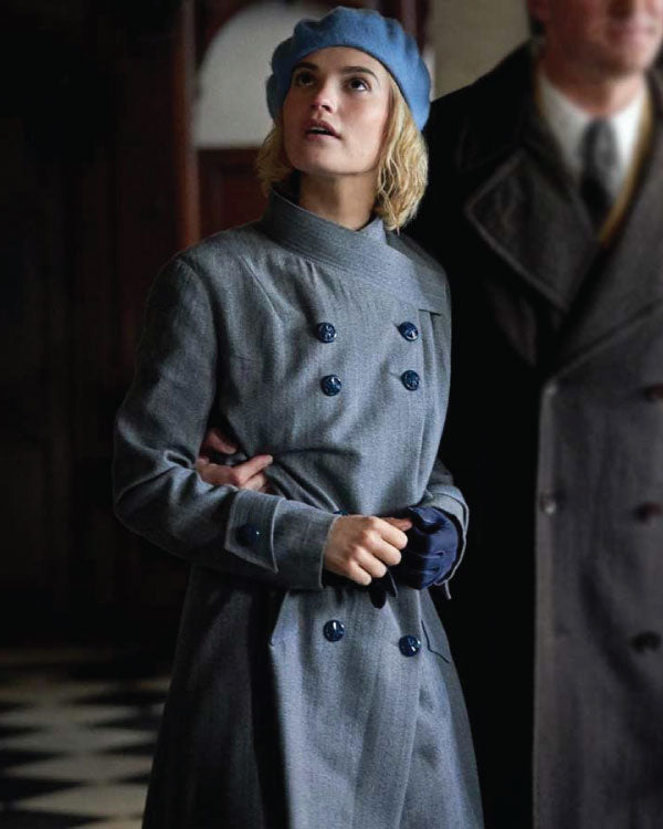 Rebecca Mrs. de Winter Blue Coat