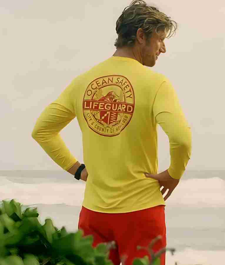 Rescue HI Surf Ocean Safety Lifeguard Yellow T-Shirt