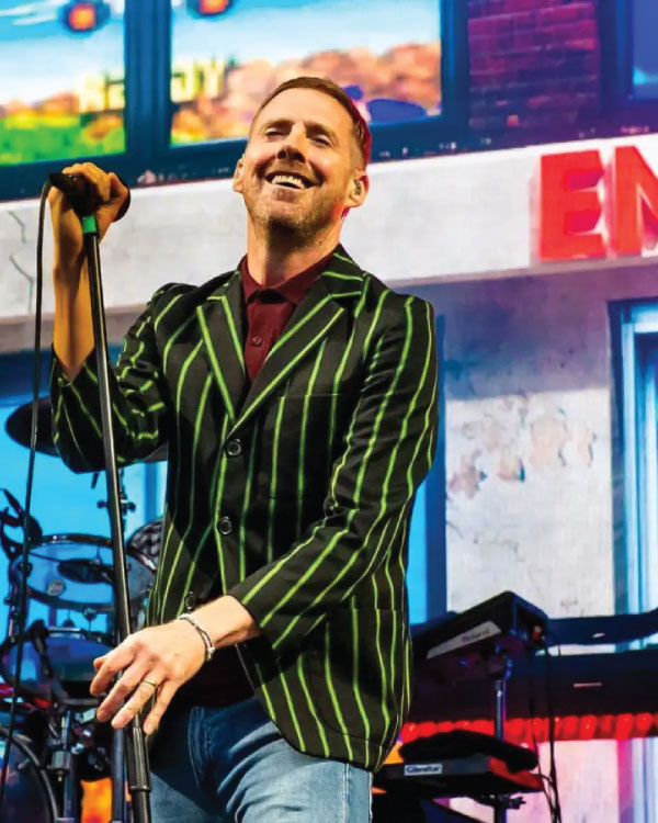 Ricky Wilson Alexandra Palace Park Striped Blazer