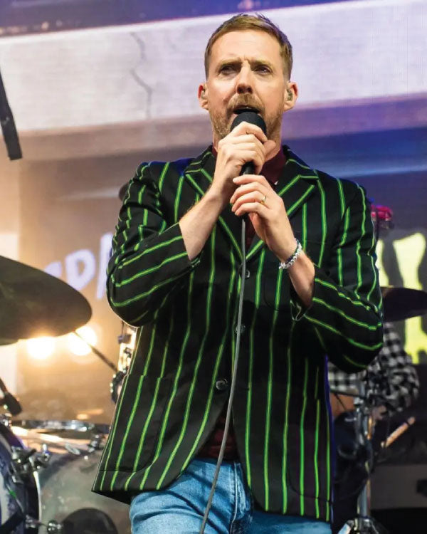 Ricky Wilson Alexandra Palace Park Striped Blazer