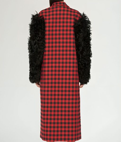 Rita Ora Dick Clark’s New Year’s Rockin Eve Checkered Coat