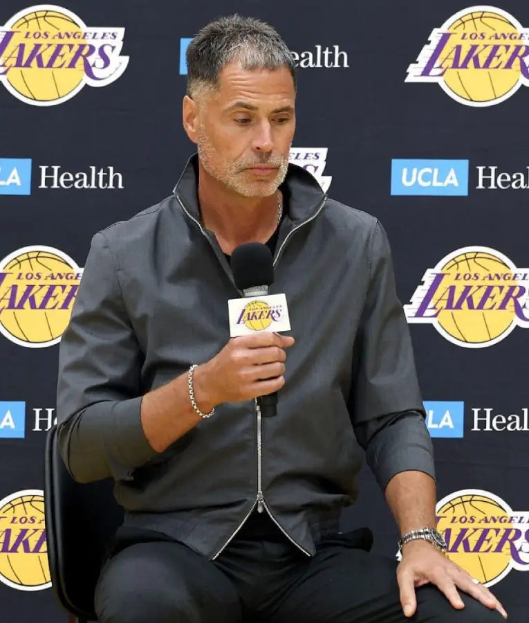 Rob Pelinka Los Angeles Lakers Media Availability Jacket