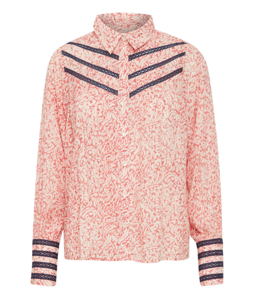 Ghosts US S04 Rose McIver Flower Paisley Print Shirt