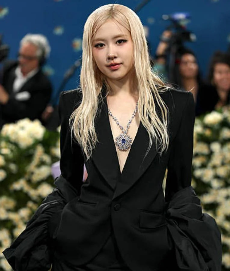 Rose Met Gala 2025 Black Blazer