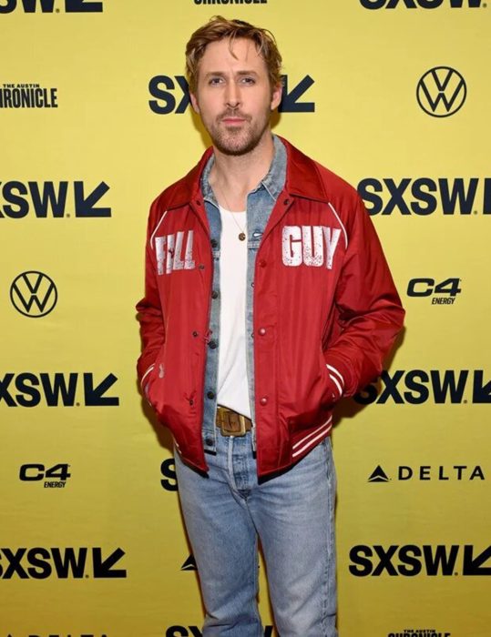 2024 Ryan Gosling Fall Guy Red Jacket