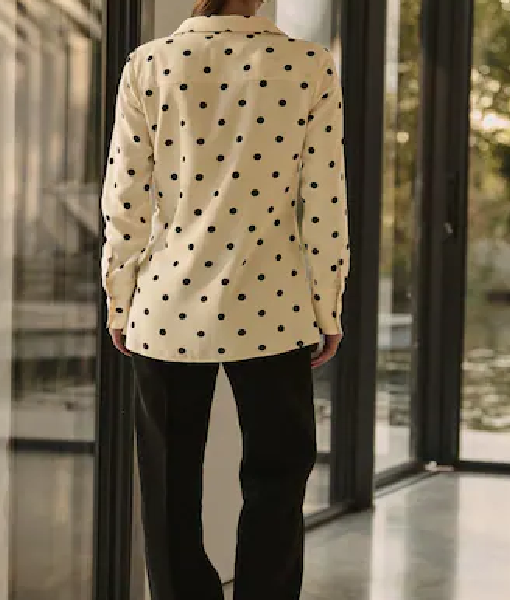 Ghosts S04 Rose McIver Polka Dot Shirt