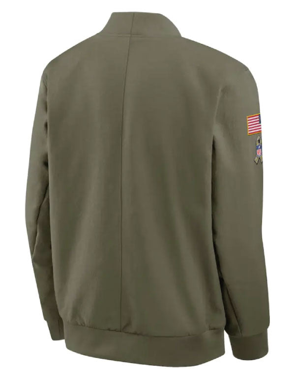 San Francisco 49ers 2025 Salute To Service Bomber Jacket