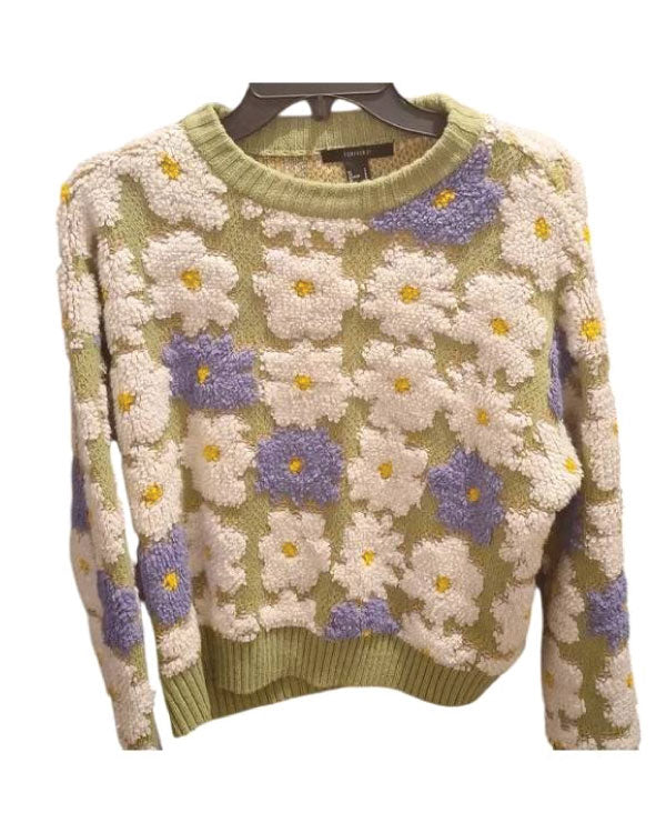 Saturday Night Live Jane Wickline Flower Sweater