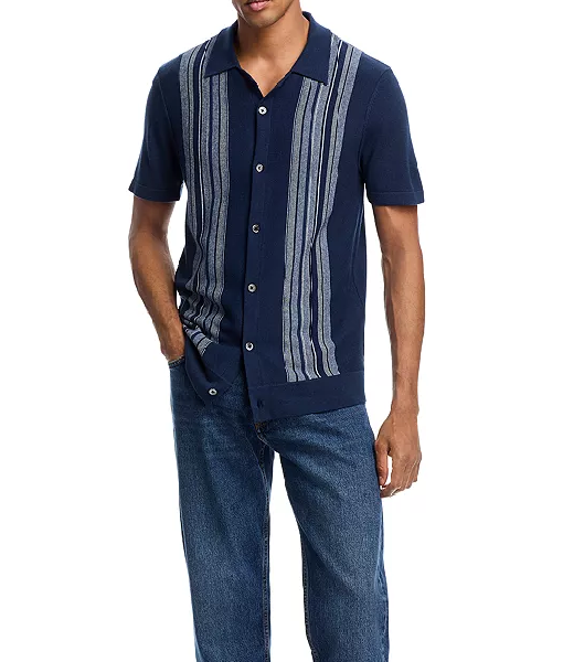 Saturday Night Live S50 Mikey Day Linen Camp Shirt