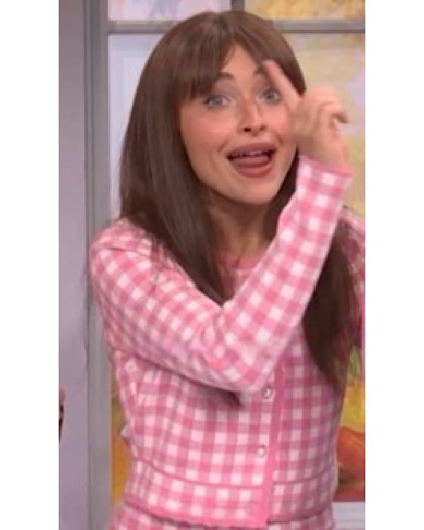 Saturday Night Live Sabrina Carpenter Pink Cardigan