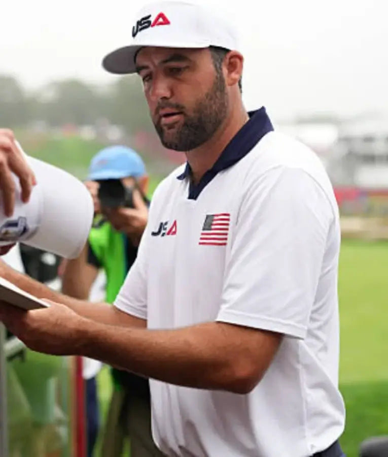 Scottie Scheffler Ryder Cup 2025 White T-Shirt