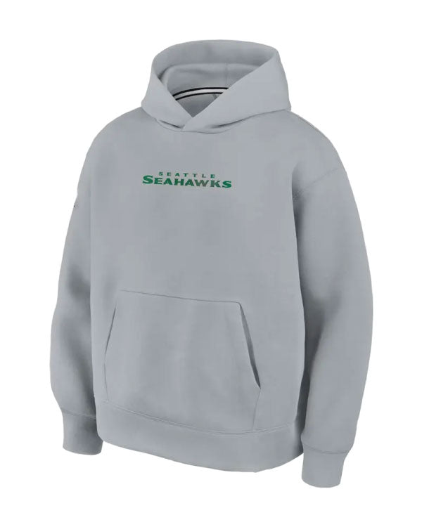 Seattle Seahawks Gray 2025 Rivalries Collection Oversized Fleece Hoodie