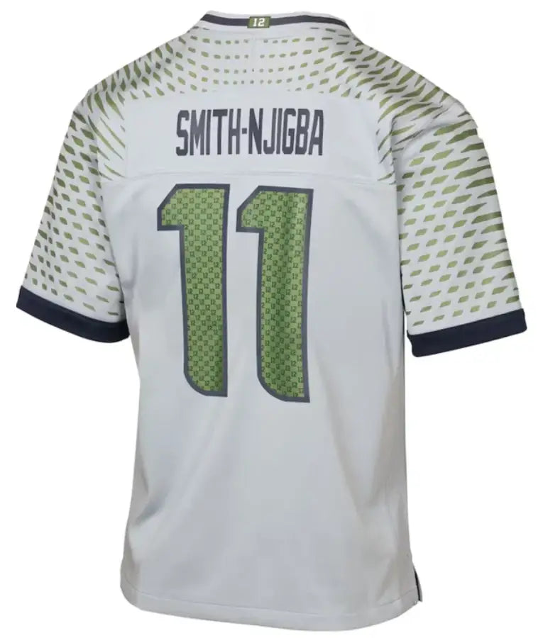 Seattle Seahawks Jaxon Smith Njigba Wolf Gray 2025 Rivalries Jersey