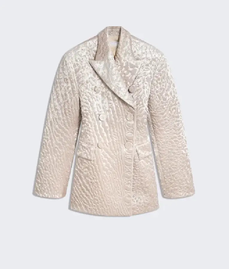 Selena Gomez Fan Phone Call 2025 Double Breasted Jacket