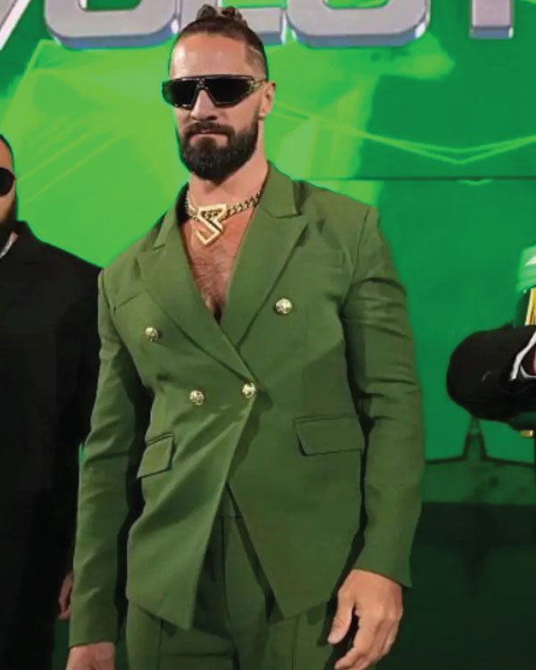 Seth Rollins Monday Night RAW Green Blazer