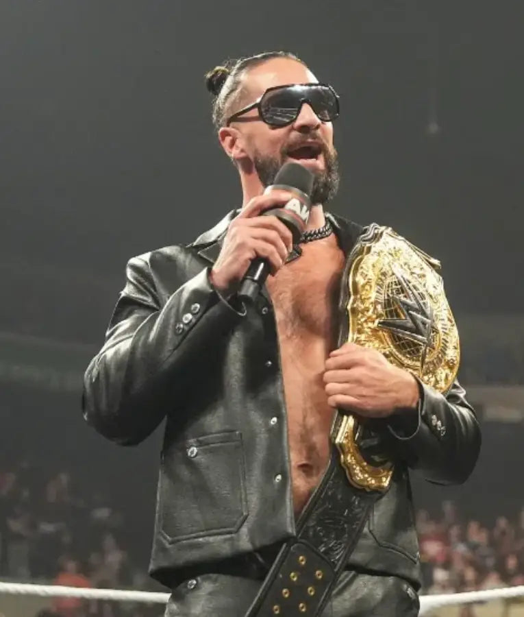 Seth Rollins 2025 Monday Night RAW Leather Jacket