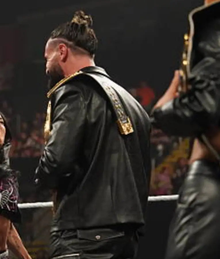 Seth Rollins 2025 Monday Night RAW Leather Jacket