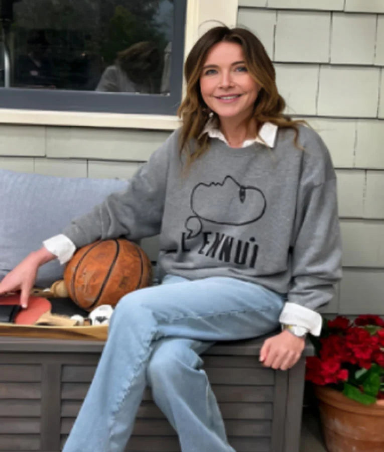 Shrinking S02 Liz Grey Oversized Sweatshirt