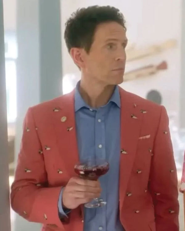 Sirens Glenn Howerton Duck Print Coat