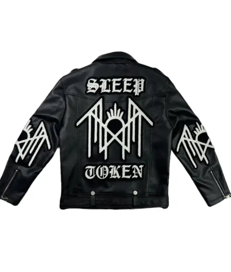 Sleep Token Faux Leather Jacket